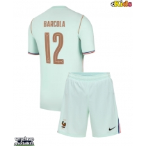 France Bradley Barcola #12 Replica Away Minikit World Cup 2026 Short Sleeve (+ pants)